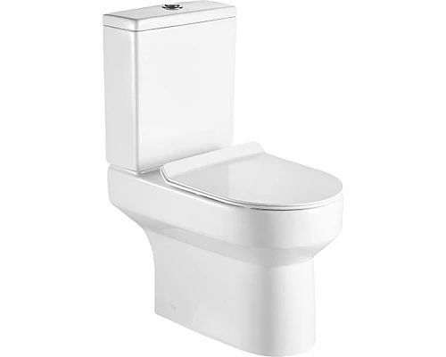 Приобрести Унитаз компакт Aquanet Logic-C Rimless 240210 без бачка с сиденьем Микролифт в магазине сантехники Santeh-Crystal.ru