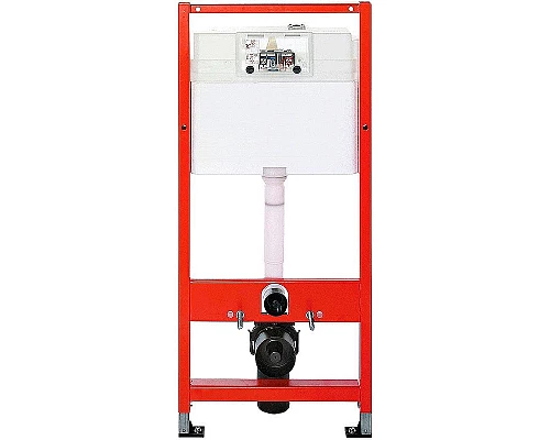 Купить Комплект унитаза Aquatek Европа AQ1900-00 с инсталляцией Tece Profil 9400412 с сиденьем Микролифт и клавишей смыва Хром глянцевый в магазине сантехники Santeh-Crystal.ru