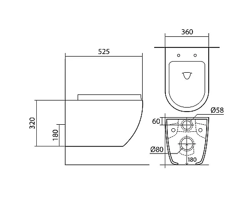 Заказать Комплект унитаза с инсталляцией Aquatek Европа SET AQUATEK ЕВРОПА cm с сиденьем Микролифт в магазине сантехники Santeh-Crystal.ru