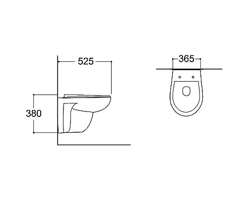 Приобрести Унитаз Aquatek Каир AQ1170-00 подвесной с сиденьем Микролифт в магазине сантехники Santeh-Crystal.ru