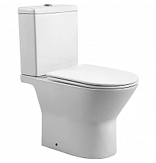 Унитаз компакт Aquatek Леон AQ2785-00 с бачком и сиденьем Микролифт