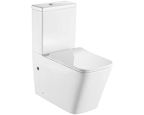 Приобрести Унитаз компакт Aquatek Либра AQ1263-00 с бачком и сиденьем Микролифт в магазине сантехники Santeh-Crystal.ru