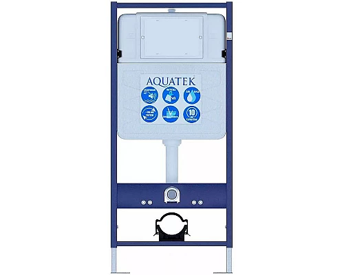 Купить Комплект унитаза с инсталляцией Aquatek Set Aquatek Либра с сиденьем Микролифт в магазине сантехники Santeh-Crystal.ru