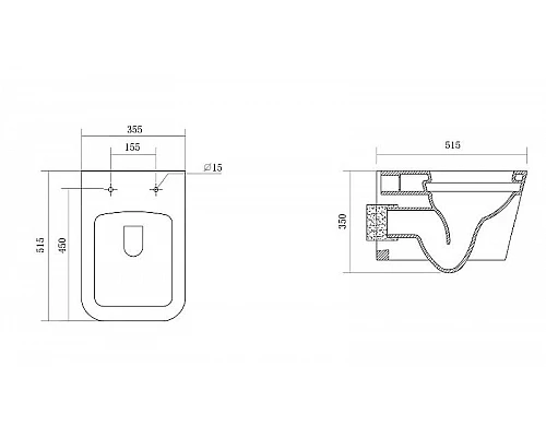 Купить Комплект унитаза с инсталляцией Aquatek Set Aquatek Либра с сиденьем Микролифт в магазине сантехники Santeh-Crystal.ru