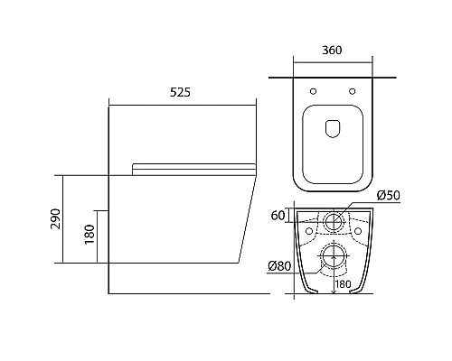 Купить Комплект унитаза с инсталляцией Aquatek Либра New SET AQUATEK ЛИБРА N-14 с сиденьем Микролифт в магазине сантехники Santeh-Crystal.ru