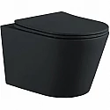 Унитаз Aquatek Вега AQ1905-MB подвесной Черный матовый с сиденьем Микролифт