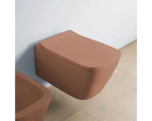 Приобрести Унитаз Artceram A16 ASV003 40 00 подвесной Tortora без сиденья в магазине сантехники Santeh-Crystal.ru