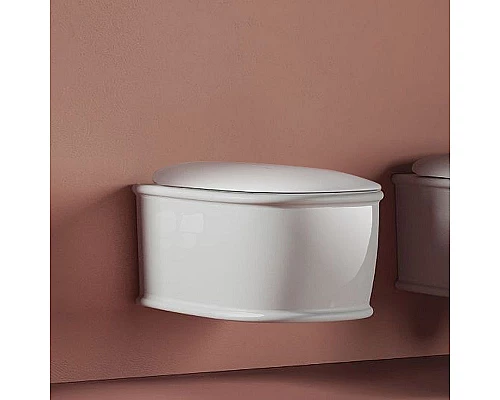 Заказать Унитаз Artceram Atelier ATV001 01 00 подвесной Белый без сиденья в магазине сантехники Santeh-Crystal.ru