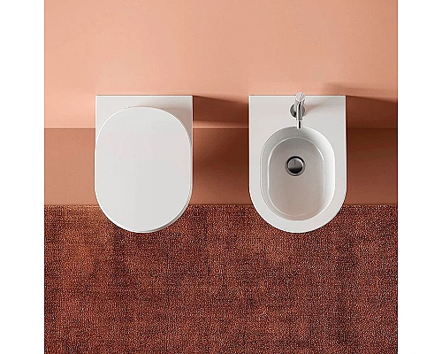 Купить Унитаз Artceram Chic CHV001 01 00 подвесной Белый без сиденья в магазине сантехники Santeh-Crystal.ru