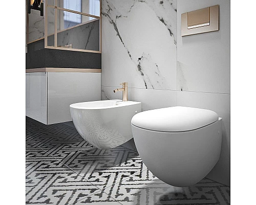 Приобрести Унитаз Artceram File 2.0 FLV004 05 30 подвесной Белый матовый без сиденья в магазине сантехники Santeh-Crystal.ru