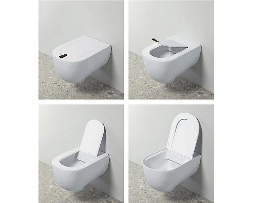 Купить Унитаз Artceram The One THV001 05 00 подвесной Белый матовый в магазине сантехники Santeh-Crystal.ru