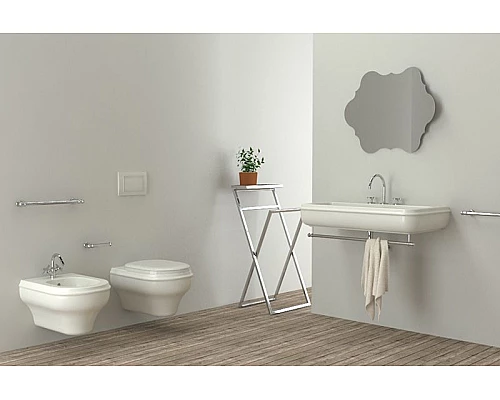 Купить Унитаз Azzurra Charme CHVKSP000000BI/(CHA100/SOSK bi) подвесной без сиденья в магазине сантехники Santeh-Crystal.ru