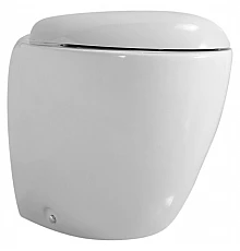 Унитаз Azzurra Clas+ CLP 150/P bi+CLA1850/F bi/cr приставной с сиденьем Микролифт