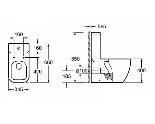 Заказать Унитаз BelBagno Alpina BB10100CP без бачка и сиденья в магазине сантехники Santeh-Crystal.ru