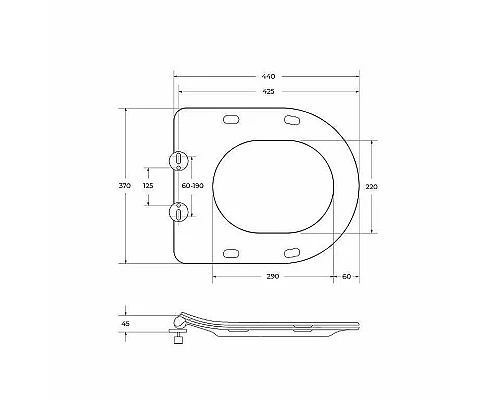 Приобрести Комплект унитаза BelBagno Amanda BB051CHR+BB051SC с инсталляцией Cersanit Black 35 S-IN-BLACK-Cg-w с сиденьем Микролифт и клавишей смыва Хром в магазине сантехники Santeh-Crystal.ru