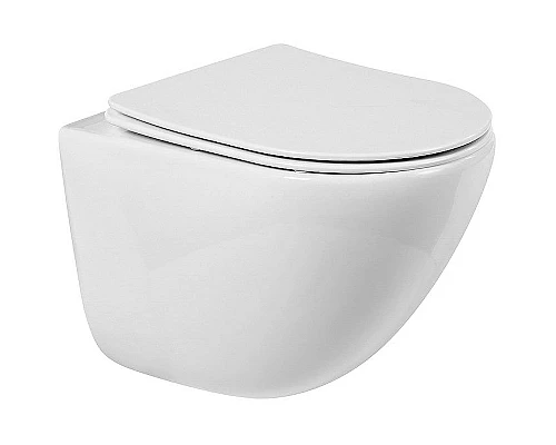 Комплект унитаза BelBagno Amanda BB051CHR+BB051SC с инсталляцией Berges Atom 410 040332 с сиденьем Микролифт и Черной матовой клавишей смыва