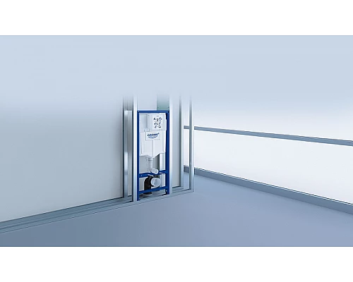 Комплект унитаза BelBagno Amanda BB051CHR+BB051SC с инсталляцией Grohe Rapid SL 38811KF0 с сиденьем Микролифт и Черной матовой клавишей смыва