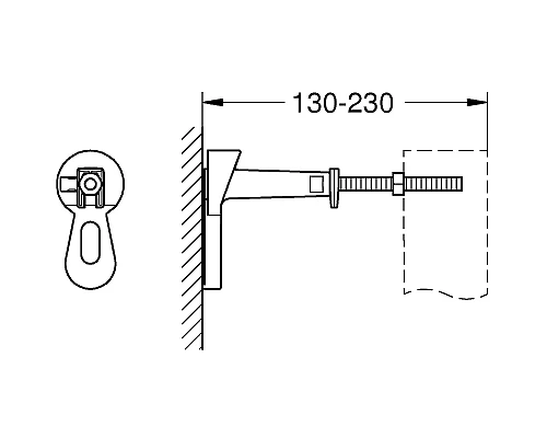 Комплект унитаза BelBagno Amanda BB051CHR+BB051SC с инсталляцией Grohe Rapid SL 38811KF0 с сиденьем Микролифт и Черной матовой клавишей смыва