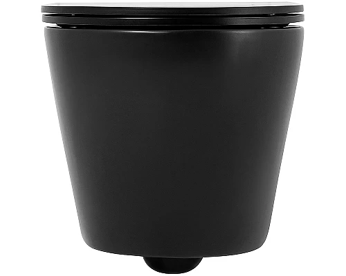 Комплект унитаза с инсталляцией BelBagno Colorato BB062CHR-MB/BB062SC-MB/BB002-80/BB007-PR-NERO.M с сиденьем Микролифт и Черной матовой клавишей смыва