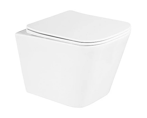 Унитаз BelBagno Due BB3103CHR/SC подвесной с сиденьем Микролифт