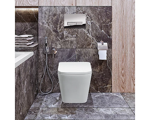 Унитаз BelBagno Due BB3103CHR/SC подвесной с сиденьем Микролифт