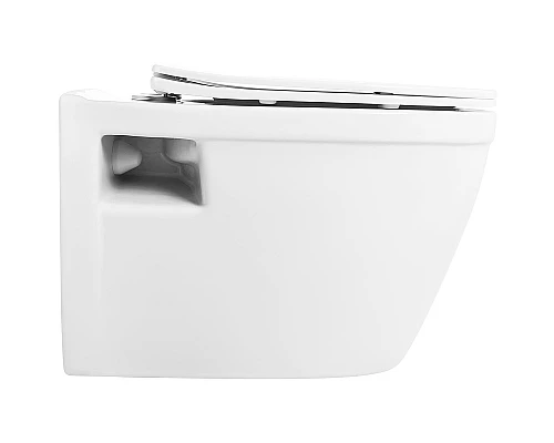 Комплект унитаза с инсталляцией BelBagno Loto BB070CHR/SC/BB002-80/BB005-PR-CHROME с сиденьем Микролифт и клавишей смыва Хром глянцевый