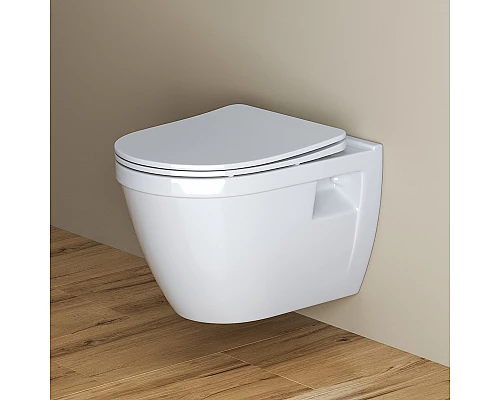 Комплект унитаза с инсталляцией BelBagno Loto BB070CHR/SC/BB002-80/BB005-PR-CHROME с сиденьем Микролифт и клавишей смыва Хром глянцевый