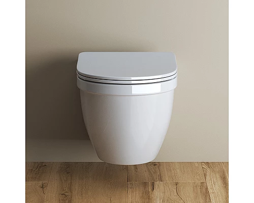 Комплект унитаза с инсталляцией BelBagno Loto BB070CHR/SC/BB002-80/BB005-PR-CHROME с сиденьем Микролифт и клавишей смыва Хром глянцевый