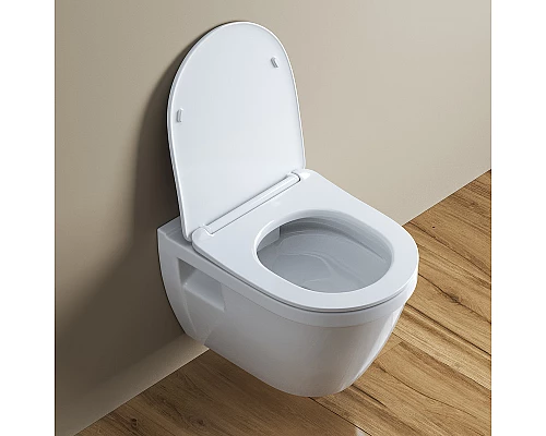 Комплект унитаза с инсталляцией BelBagno Loto BB070CHR/SC/BB002-80/BB005-PR-CHROME с сиденьем Микролифт и клавишей смыва Хром глянцевый