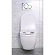 Комплект унитаза с инсталляцией BelBagno Loto BB070CHR/SC/BB002-80/BB005-PR-CHROME с сиденьем Микролифт и клавишей смыва Хром глянцевый