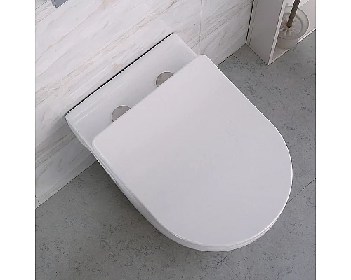 Комплект унитаза с инсталляцией BelBagno Loto BB070CHR/SC/BB002-80/BB005-PR-CHROME с сиденьем Микролифт и клавишей смыва Хром глянцевый