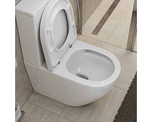 Унитаз компакт BelBagno Sfera-Tor BB2141CP-TOR/BB2141T/BB865SC с бачком и сиденьем Микролифт