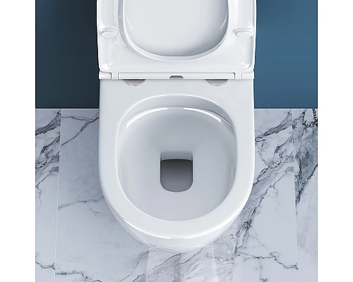 Унитаз BelBagno Sfera-R BB2141CBR/BB870SC приставной с сиденьем Микролифт