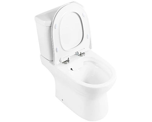 Унитаз компакт BelBagno Steam BB130CPR/BB130SC без бачка с сиденьем Микролифт