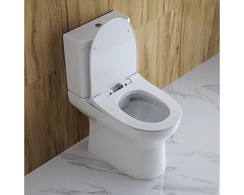 Унитаз компакт BelBagno Steam BB130CPR/BB130SC без бачка с сиденьем Микролифт