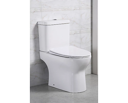 Унитаз компакт BelBagno Steam BB130CPR/BB130SC без бачка с сиденьем Микролифт