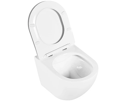 Комплект унитаза с инсталляцией BelBagno Uno BB3105CHR/SC/BB002-80/BB014-SR-BIANCO с сиденьем Микролифт и Белой клавишей смыва