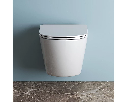 Комплект унитаза с инсталляцией BelBagno Uno BB3105CHR/SC/BB002-80/BB014-SR-BIANCO с сиденьем Микролифт и Белой клавишей смыва