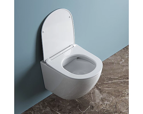 Комплект унитаза с инсталляцией BelBagno Uno BB3105CHR/SC/BB002-80/BB014-SR-BIANCO с сиденьем Микролифт и Белой клавишей смыва