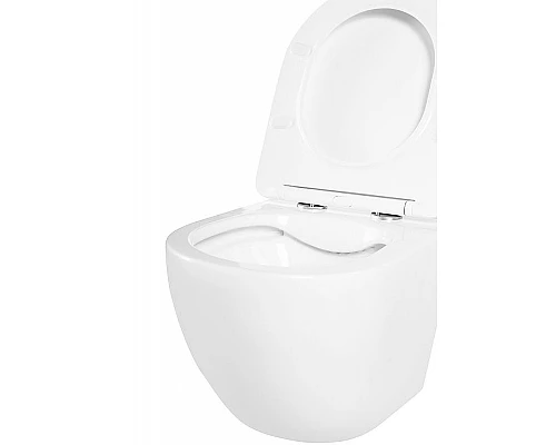 Комплект унитаза BelBagno Uno BB3105CHR/SC с инсталляцией Grohe Rapid SL 38811KF0 с сиденьем Микролифт и Черной матовой клавишей смыва