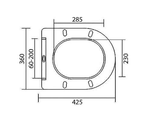 Комплект унитаза BelBagno Uno BB3105CHR/SC с инсталляцией Grohe Rapid SL 38811KF0 с сиденьем Микролифт и Черной матовой клавишей смыва
