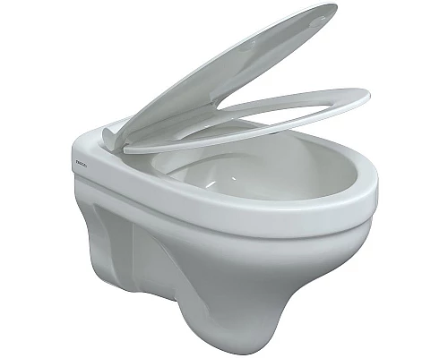 Купить Унитаз Berges Albit S Rimless 082147 подвесной с сиденьем Микролифт в магазине сантехники Santeh-Crystal.ru