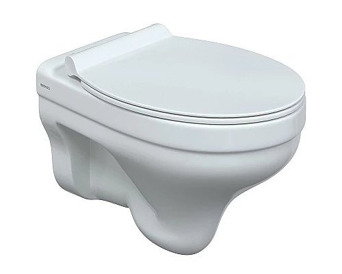 Заказать Комплект унитаза с инсталляцией Berges Atom 042444 с сиденьем Микролифт и Белой Хром клавишей смыва в магазине сантехники Santeh-Crystal.ru