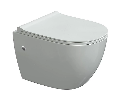 Купить Комплект унитаза с инсталляцией Berges Atom 042445 с сиденьем Микролифт и Черной клавишей смыва в магазине сантехники Santeh-Crystal.ru