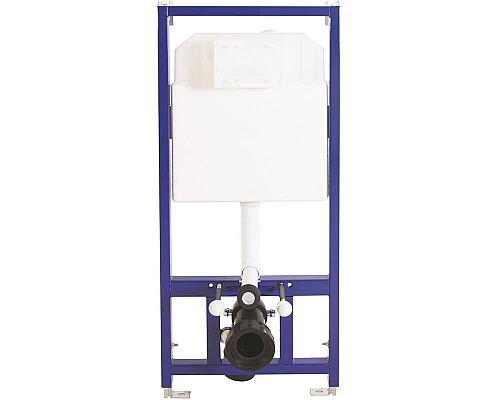 Заказать Комплект унитаза с инсталляцией Berges Ego Rimless 047213 с сиденьем Микролифт и клавишей смыва Хром в магазине сантехники Santeh-Crystal.ru