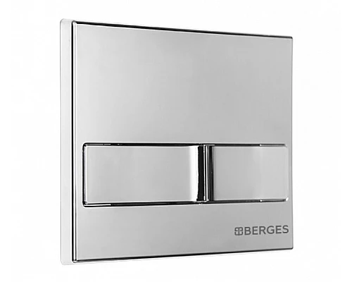 Заказать Комплект унитаза с инсталляцией Berges Ego Rimless 047213 с сиденьем Микролифт и клавишей смыва Хром в магазине сантехники Santeh-Crystal.ru