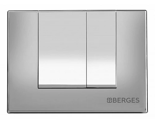 Приобрести Комплект унитаза с инсталляцией Berges Ego Rimless 047243 с сиденьем Микролифт и клавишей смыва Хром в магазине сантехники Santeh-Crystal.ru