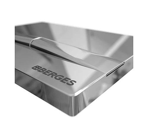 Купить Комплект унитаза с инсталляцией Berges Ego Rimless 047253 с сиденьем Микролифт и клавишей смыва Хром в магазине сантехники Santeh-Crystal.ru