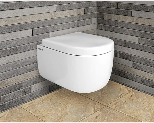 Купить Комплект унитаза с инсталляцией Berges Ego Rimless 043231 с сиденьем Микролифт и клавишей смыва Хром в магазине сантехники Santeh-Crystal.ru