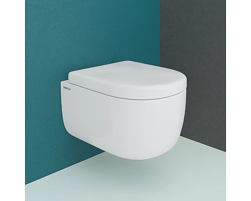 Приобрести Комплект унитаза с инсталляцией Berges Ego Rimless 043232 с сиденьем Микролифт и Черной клавишей смыва в магазине сантехники Santeh-Crystal.ru